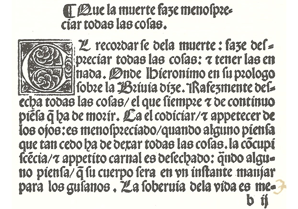 Cordial cuatro postrimeras-García Santamaría-Hurus-Incunabula & Ancient Books-facsimile book-Vicent García Editores-3 Death